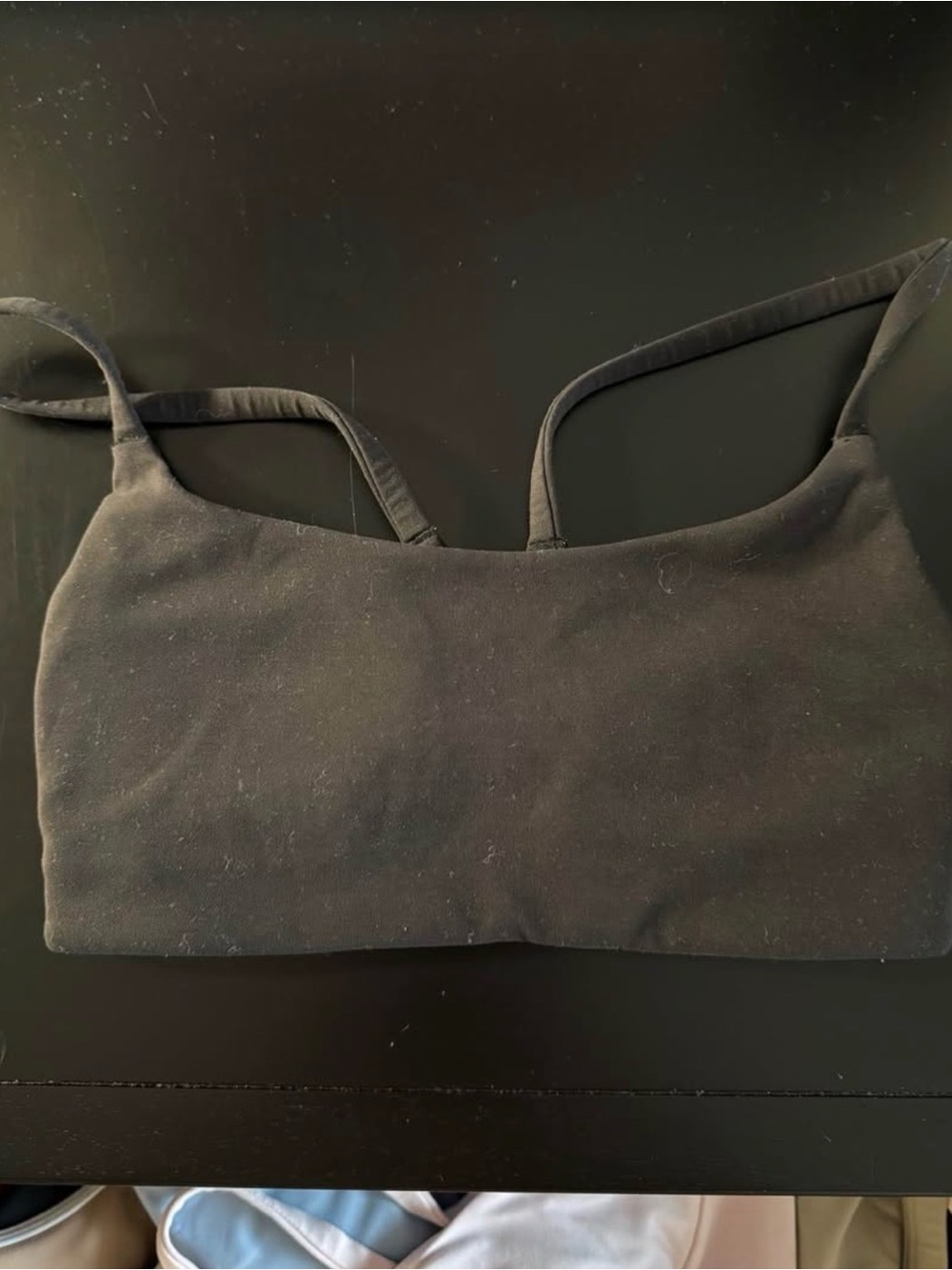 lululemon athletica Black Slim-Strap Sports Bralette